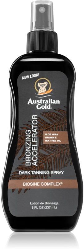 Australian Gold Bronzing Accelerator spray bronzant pour accélérer le bronzage 237 ml