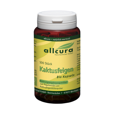 allcura Naturheilmittel GmbH KAKTUSFEIGEN Kapseln 100 St 00254717
