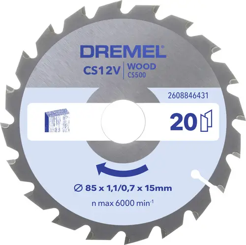 Dremel CS500 85mm 2608846431 Kreissägeblatt 1St.