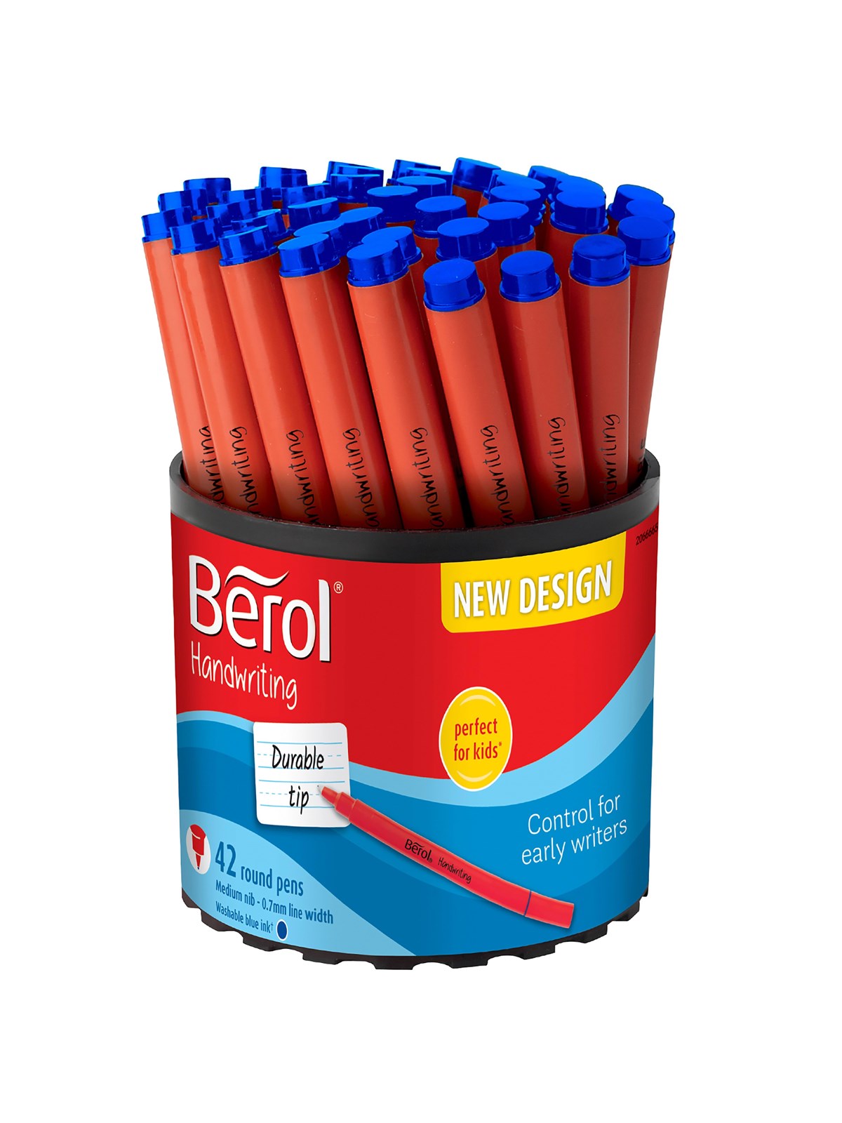 Berol Schreibstifte, 0,7mm, runde Form, 42er Pack, Blau