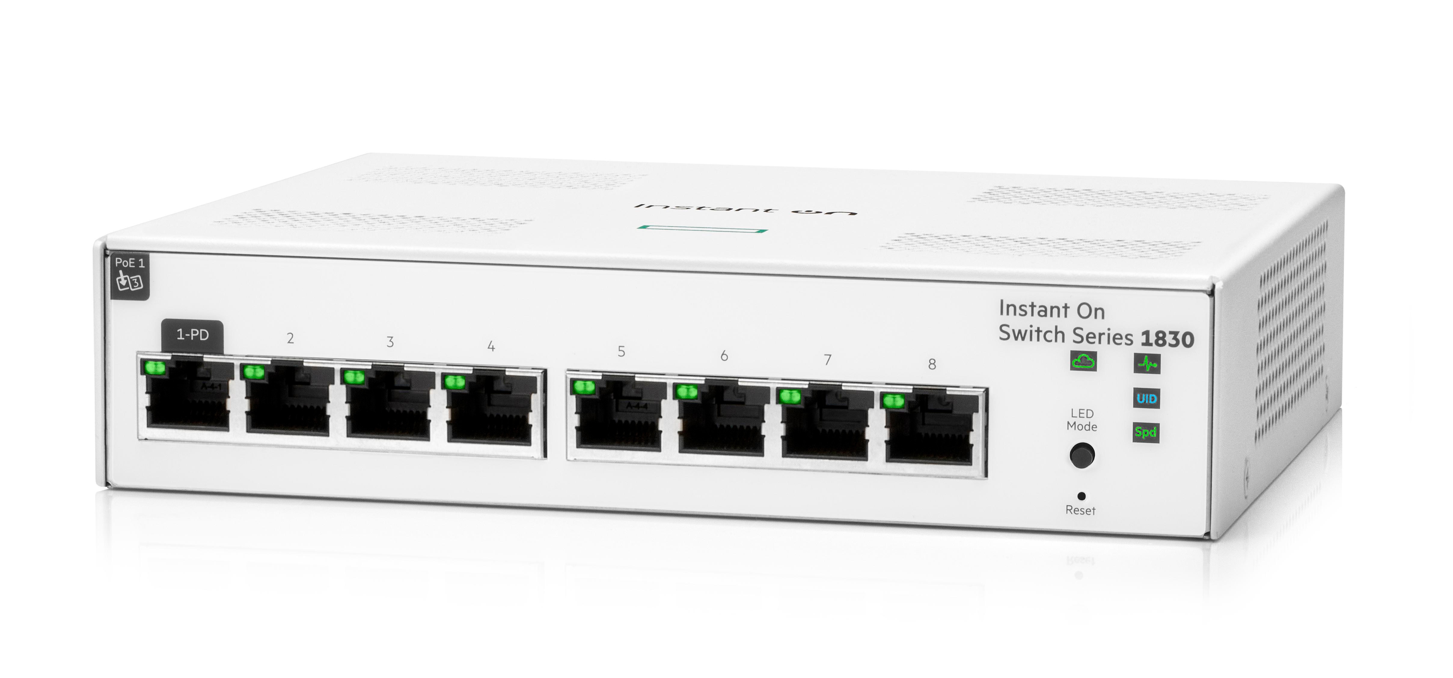 HPE Instant On 1830 8p Gigabit Switch
