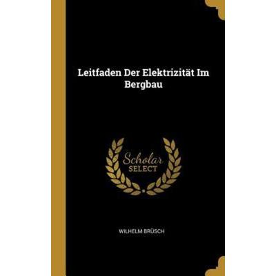 Leitfaden Der Elektrizität Im Bergbau, Gebundene Ausgabe von Wilhelm Brüsch, Creative Media Partners, LLC, 978-0-270-39016-2