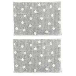CASA FONDO 2 Fußmatten Polka Dots mehrfarbig Mikrofaser, waschbar