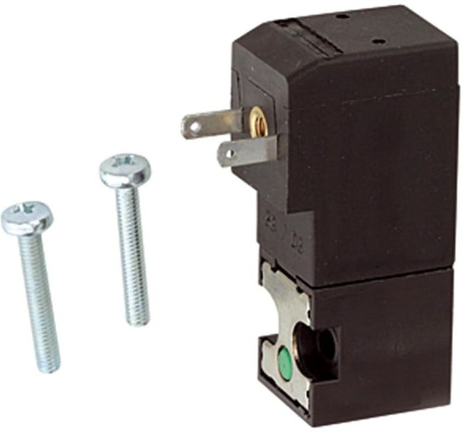 Riegler Mini électrovanne 3/2, commande directe NO, 24 VCC, pour prise appareil (MV 1061.3)
