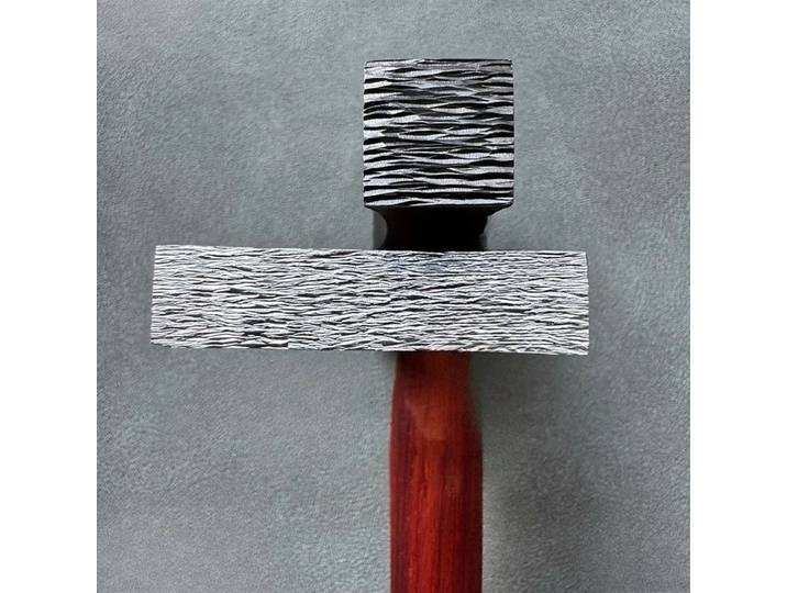 Marteau de mise en forme de bijoux en or et en argent, marteau de forgeage manuel d'argent professionnel avec outil à manche en bois