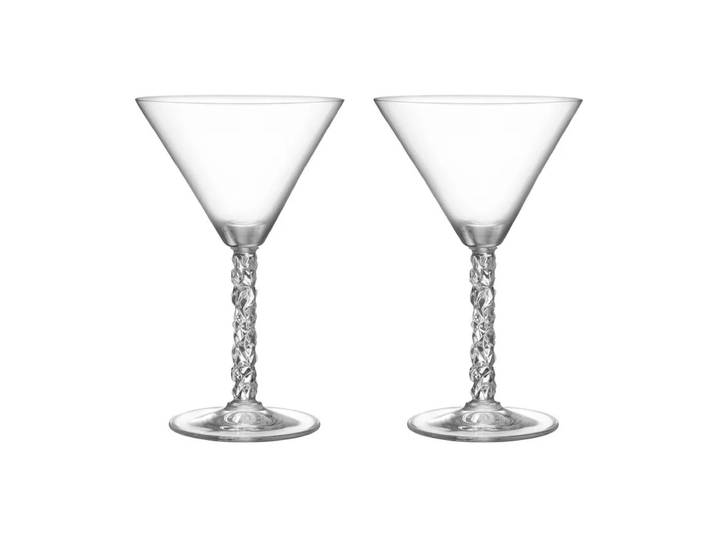Orrefors Verre à martini Carat 25 cl lot de 2 Clair