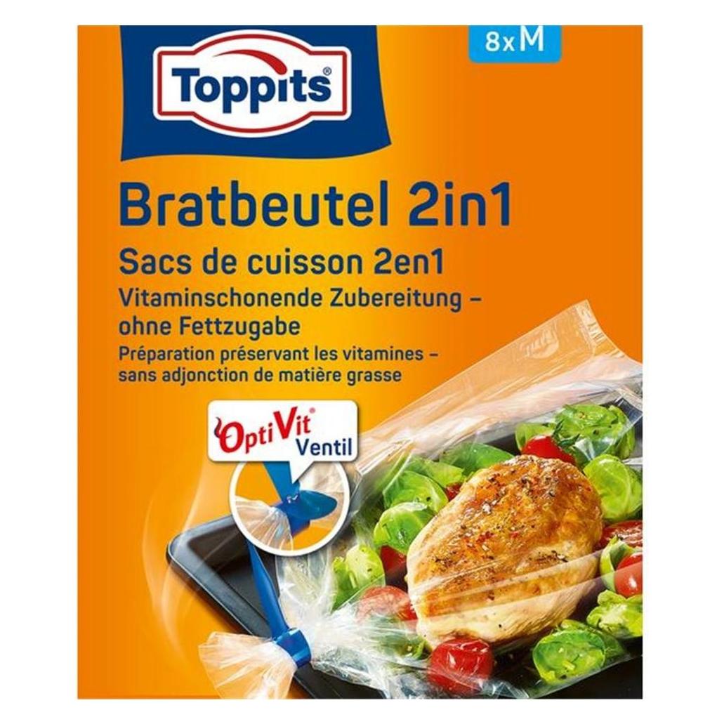 Toppits Bratbeutel 2in2 (8x) (207982)