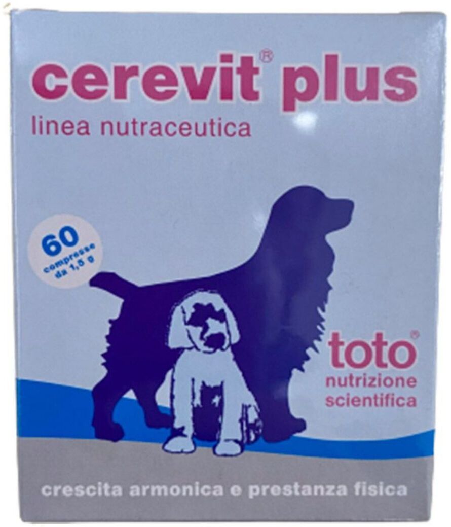 Toto Cerevit Plus Integratore per Cani Linea Nutraceutica 60 compresse