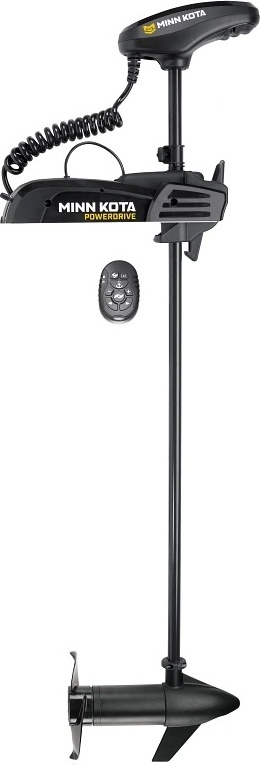 "Minn Kota Powerdrive 55 FL 12V 54"" 137cm ohne Geber, Mikro Fernbedienung"