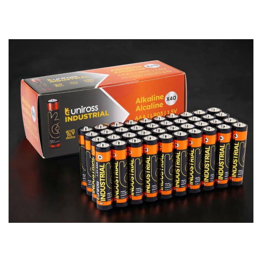 Uniross Bateria Industrial Alkaline LR03 BOX40szt (40 Stk., AAA) (71384939)