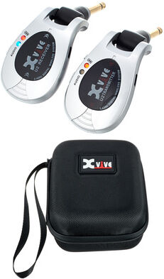XVive Wireless System U2 Silv Bundle Noir