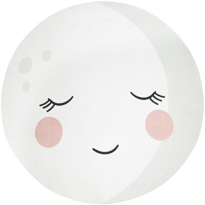 Kinderteppich PACO HOME "Chicos 555", beige, H:2mm Ø:150cm, Polyester, Teppiche, Kinderteppich, Flachgewebe, Motiv Mond, Kinderzimmer