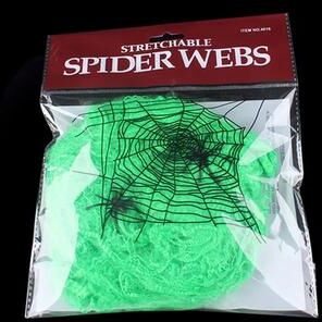 Inspire Essentials Haunted House White Spider Web Decor 2