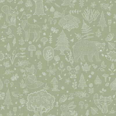 Galerie Wallcoverings Little Explorers 2 Forest Kingdom Non-woven Matte Wallpaper Roll