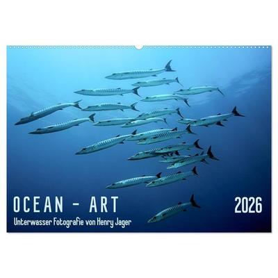 Ocean-Art / CH-Version (Wandkalender 2026 DIN A2 quer), CALVENDO Monatskalender
