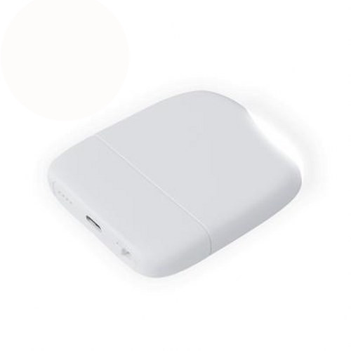 Xoopar Powerbank 5000mAh met Multi Ice-P kabel, wit, 28% gerecycled kunststof