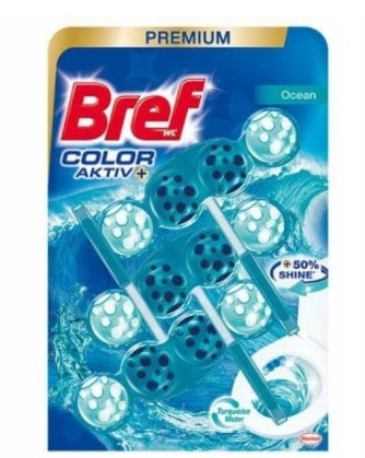 Bref WC-tabletten met geur, 3x50g