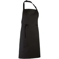 Premier Workwear Latzschürze 'Colours' PR150 black 72 x 86 cm