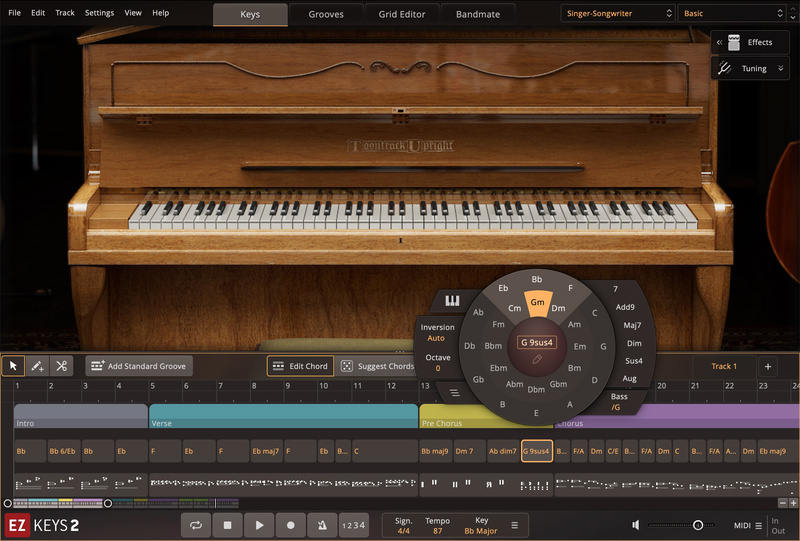 Toontrack EKX Singer-Songwriter