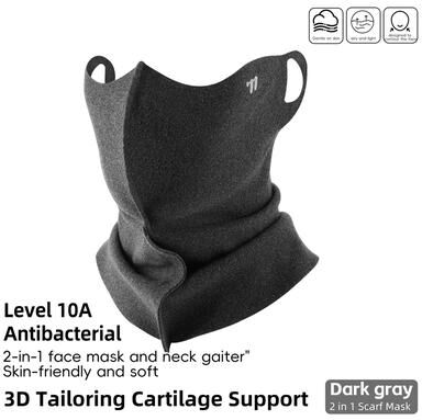 USA Free Shipping Shop ArcticShield Winter Neck Gaiter Windproof Face Mask For Skiing, Cycling & Cold Weather dark Gray