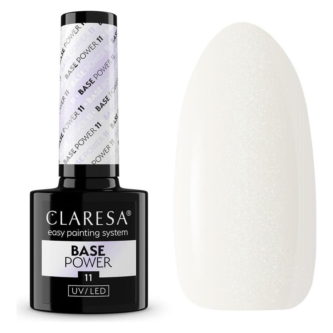 Activeshop Uvled Base Power 5 G - Gel Nail Base Coat (weisstoenend mit Perleffekt, Base Coat, UV-Gel Lack) (46368519)