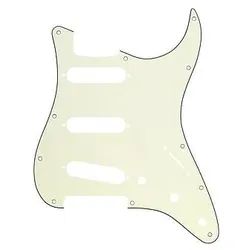 Fender Strat Pickguard mint green, 11h, Gitarre Zubehör, Grün