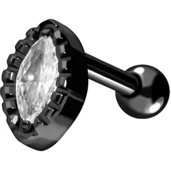 Titan Ohrpiercing KRISTALLTROPFEN