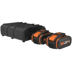 Worx, Werkzeugakku + Ladegerät, Starter-Kit (20 V)