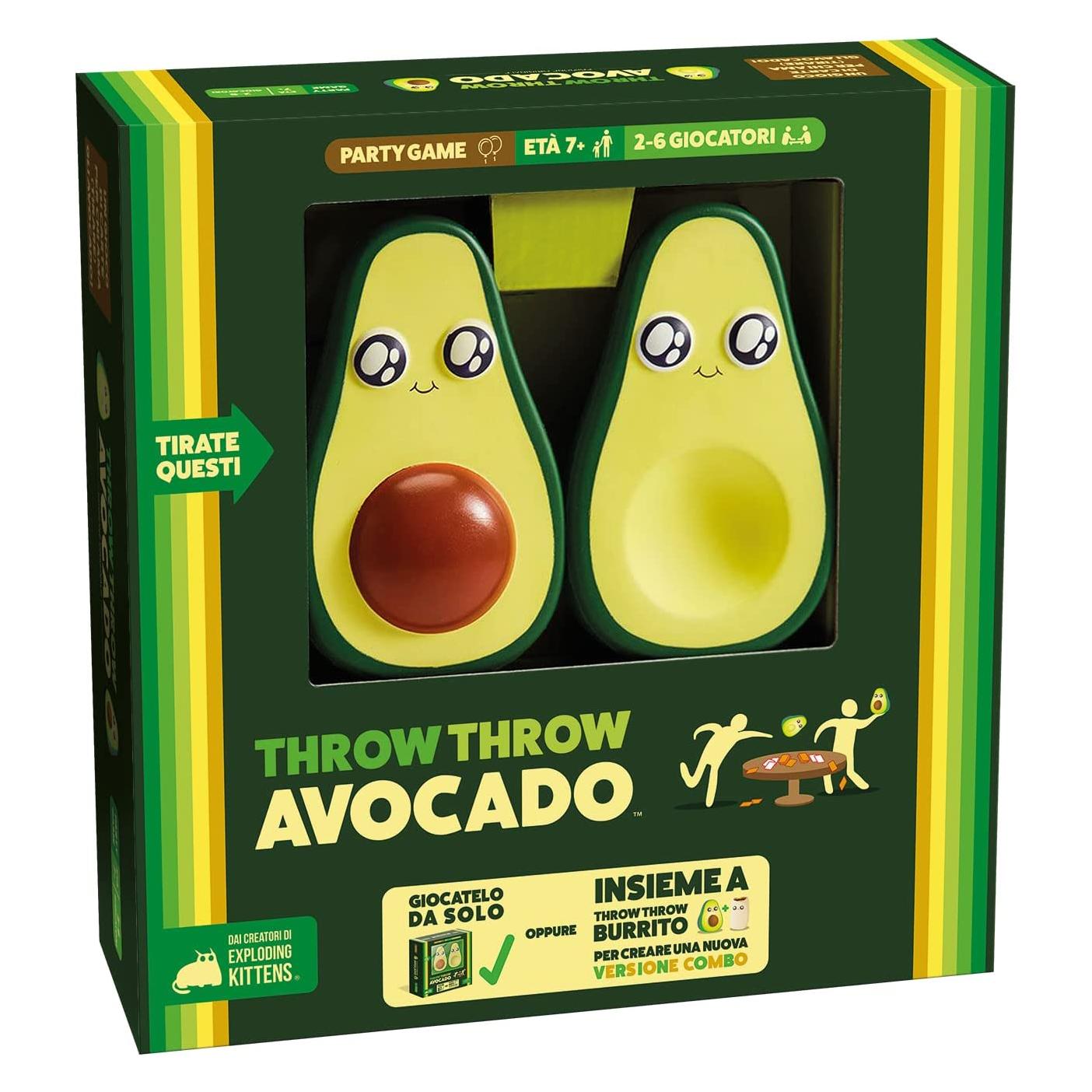 Asmodée 8626 - ASMODEE - Throw Throw Avocado (Englisch, 2 - 6 Spieler) (84378)