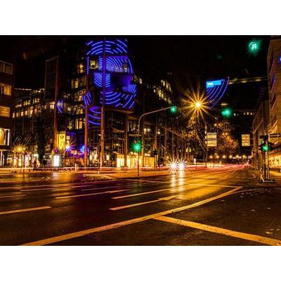 CALVENDO Puzzle Köln bei Nach 1000 Teile Puzzle quer | 1000 Teile Lege-Größe 64 × 48 cm Foto-Puzzle für glückliche Stunden