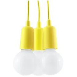 Sollux SL.0579 Pendelleuchte DIEGO 3 gelb