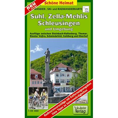 Suhl, Zella-Mehlis und Umgebung/Rad- und Wanderkte, Sonstige von Verlag Barthel, Barthel, A, 978-3-89591-141-5