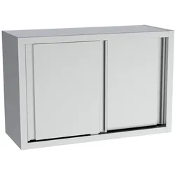 Chefgastro Wandschrank Edelstahl Schiebetüren 2000 BxTxH 2000x400x660mm