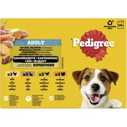 Pedigree Multipack 4x Geflügel in Sauce 4x1.2 kg
