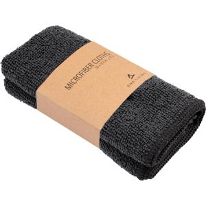 Abena Allzwecktuch ENA Living, 30 x 30 cm, aus Mikrofaser, schwarz, waschbar, 2 Stück
