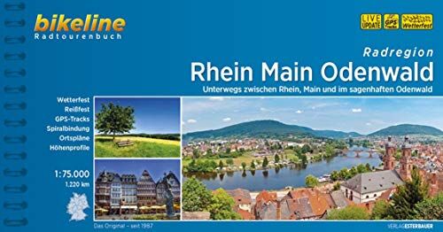 Esterbauer Verlag - Rhein Main Odenwald: Unterwegs zwischen Rhein, Main und im sagenhaften Odenwald. 1:75.000, 1.200 km, wetterfest/reißfest, GPS-Tracks Download, LiveUpdate (Bikeline Radtourenbücher) - Preis vom 09.10.2026 07:28:09 h