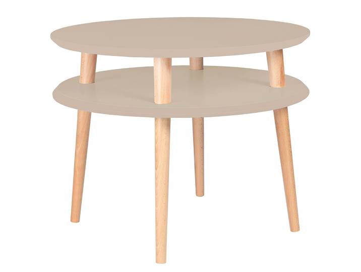 Table basse 57 x 45cm Marron/Beige