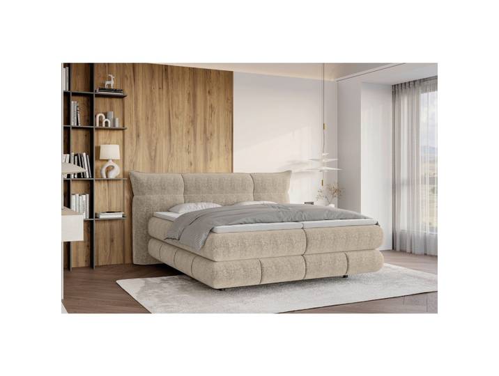 Boxspringbett Auris Elfenbein ca. 160x200cm