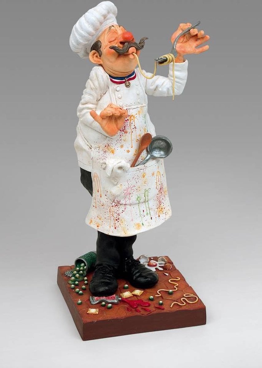 Guillermo Forchino Art - The Cook - Klein tafeldecoratiestuk
