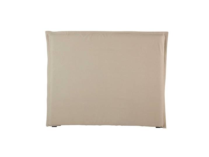 Bett-Kopfteilbezug 140cm aus grobem Leinen