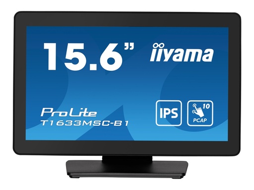 Iiyama ProLite T1633MSC-B1 - LED-Monitor - 39.5 cm (15.6") (T1633MSC-B1)