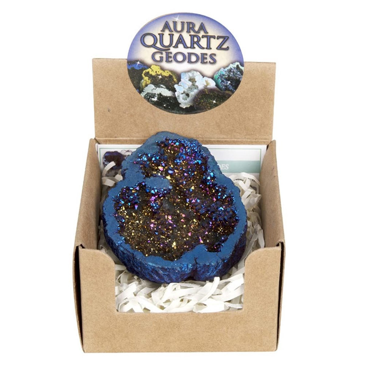 Dailygoods Dailygoody Blauwe Agaat Kwarts Steen voor Spirituele Groei en DIY Cadeaus