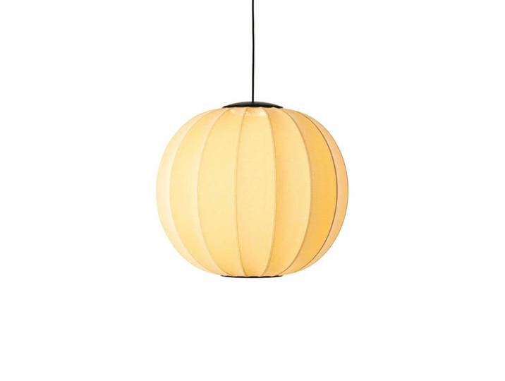 Knit-Wit 60 Round LED Suspension Sunrise - Made By Hand - Chambre à coucher - Tissu / textile