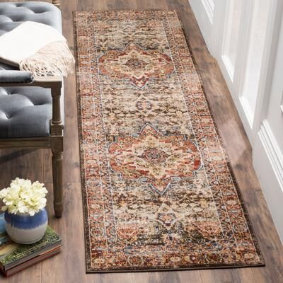 SAFAVIEH Bijar Caddie Traditional Oriental Medallion Rug