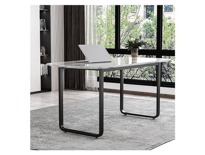 IOvgujFY Rustikale Tischbeine aus Eisen for Selbermachen(Black,100x55x72cm)