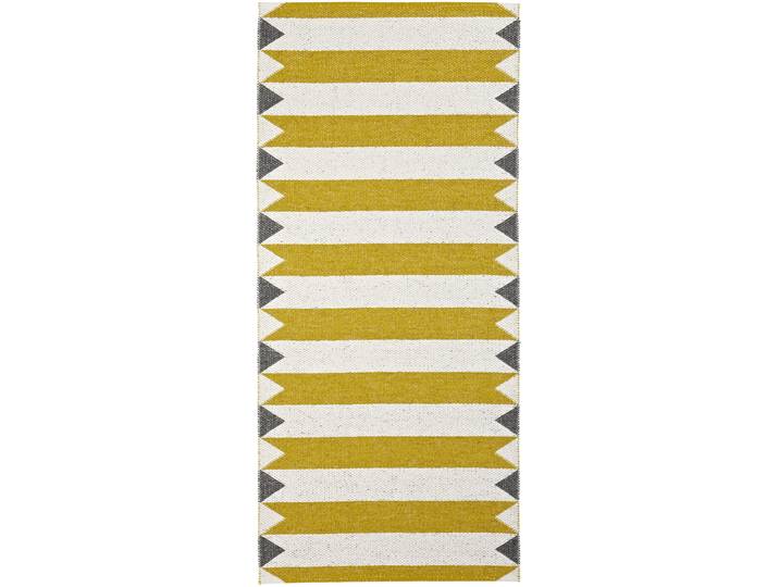 HORREDSMATTAN Outdoor-Teppich Peak gelb Streifen PVC 70 x 450 cm