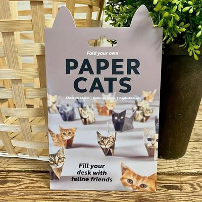 Uplift Picks Paper Cats Origami Kit Cute Cat Paper Craft Set For Creative Home Decor cats