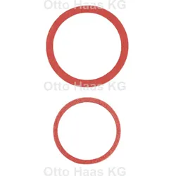 HAAS Fiber-Ring 7344 33x40x1,5mm, rotbraun, warm/kalt