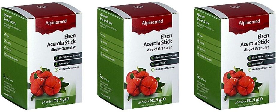 Alpinamed Eisen Acerola Stick 3x30stk