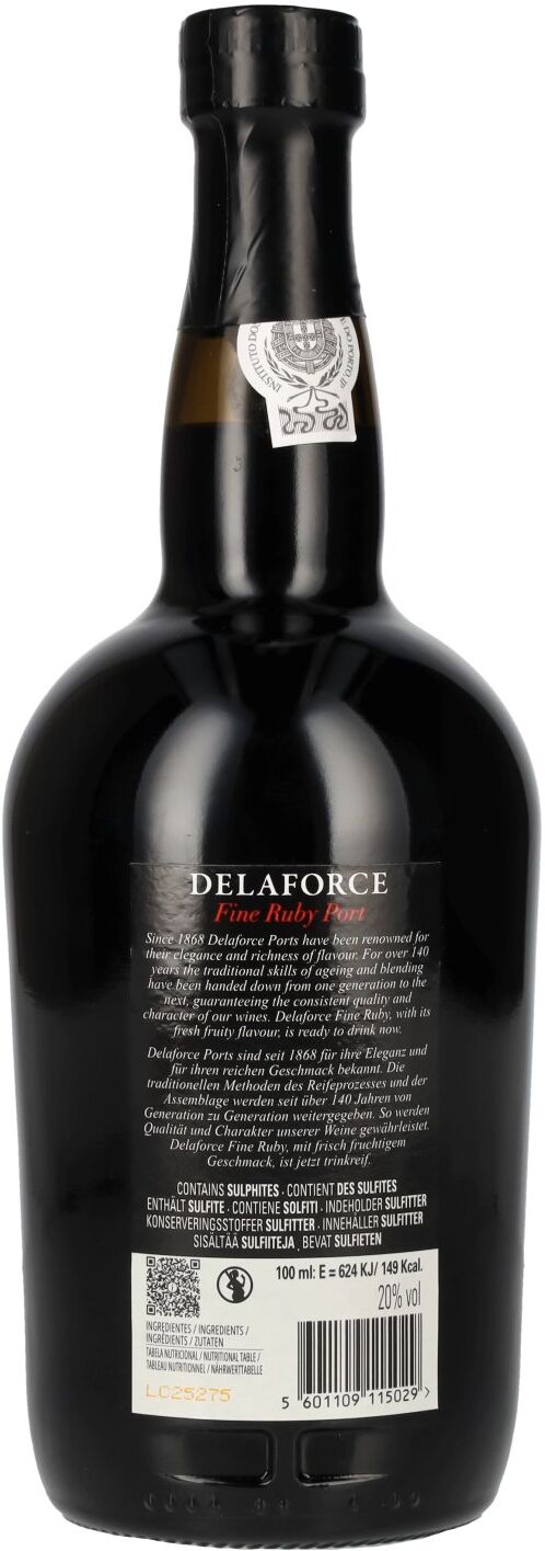 Delaforce Portwein Delaforce Fine Ruby Port 20% Vol. 0,75l